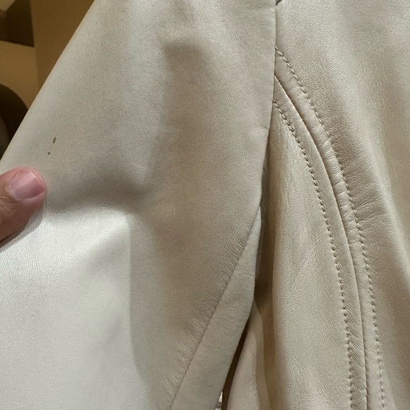 White House Black Market Leather Jacket - Picture 4 of 5